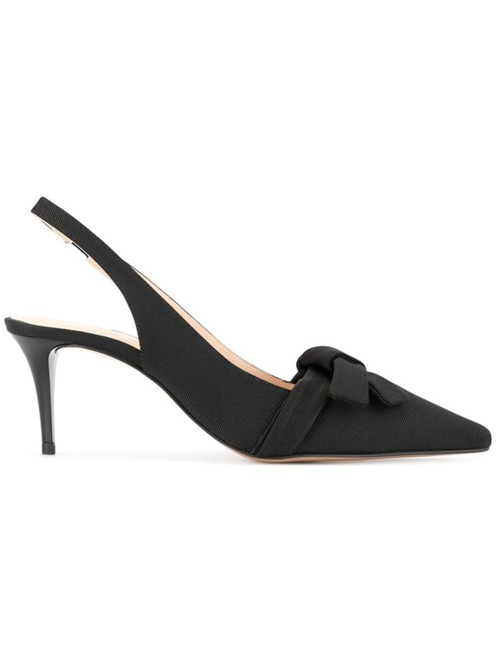 Paule Ka Bow Sling-back Pumps - Black