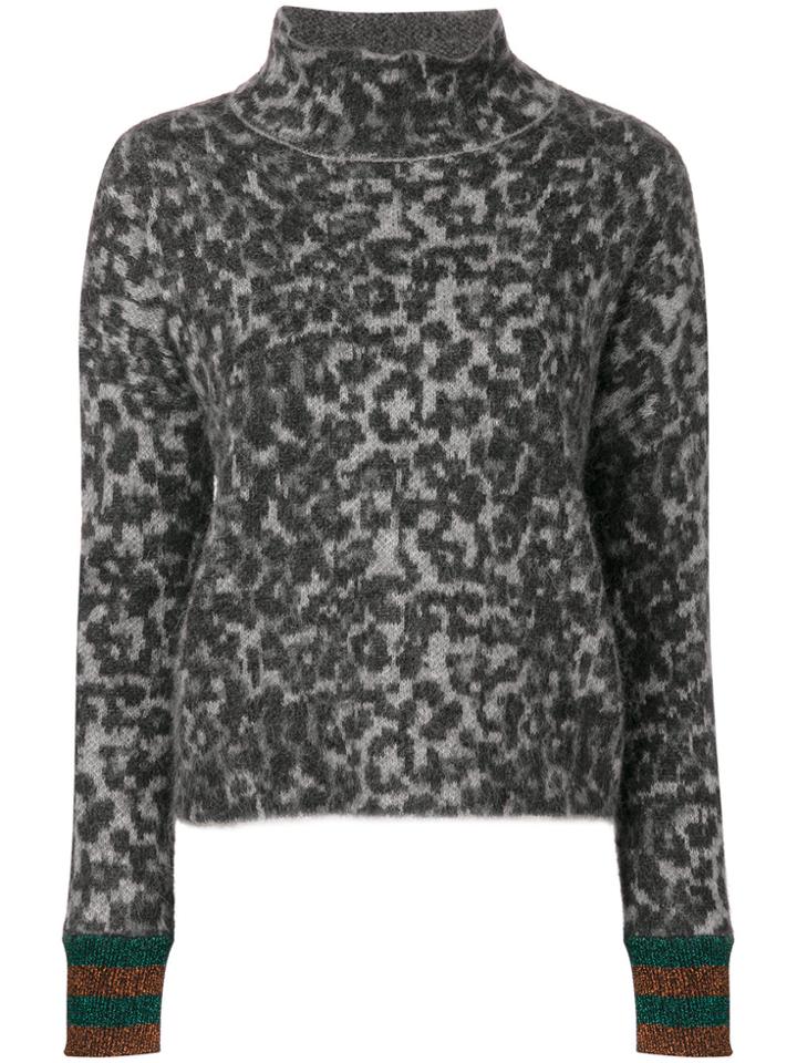 By Malene Birger Leopard Jumper - Grey