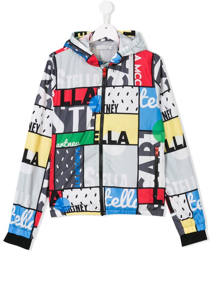 Stella Mccartney Kids Printed Hooded Jacket - Multicolour