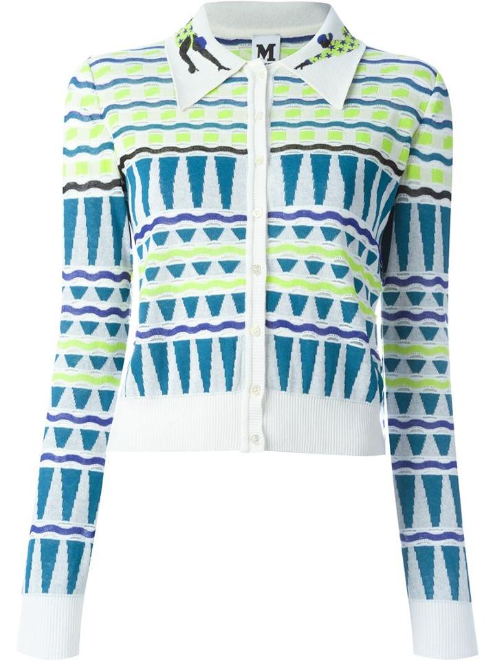 M Missoni Intarsia Cropped Cardigan