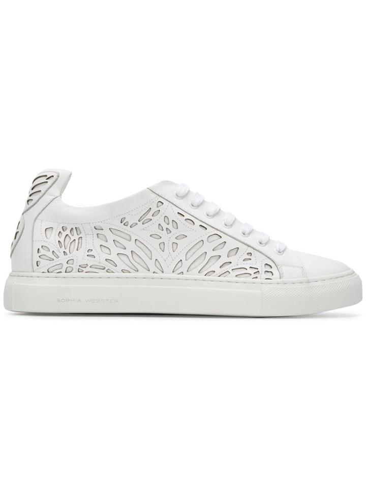 Sophia Webster Cut Out Sneakers - White