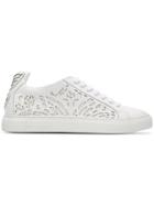 Sophia Webster Cut Out Sneakers - White