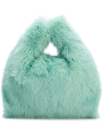 Simonetta Ravizza Mini Furrissima Tote - Green