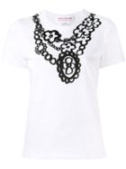 Printed T-shirt - Women - Cotton - Xs, White, Cotton, Comme Des Garçons Girl