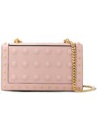 Balmain Love Button-embellished Shoulder Bag - Nude & Neutrals