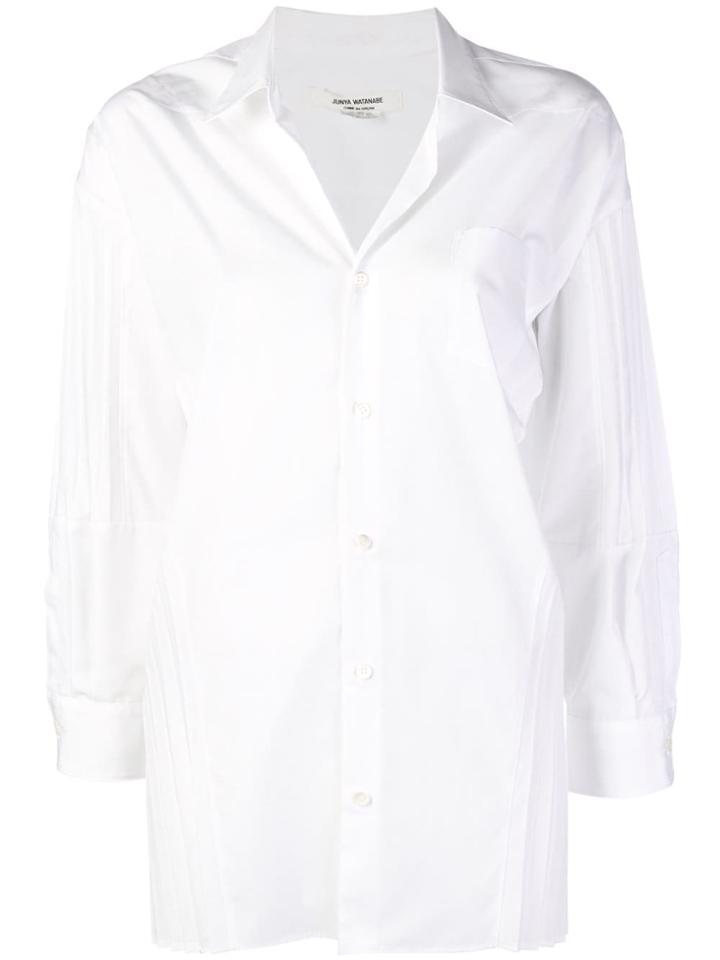 Junya Watanabe Pleated Shirt - White