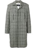 Raf Simons Houndstooth Coat - Black