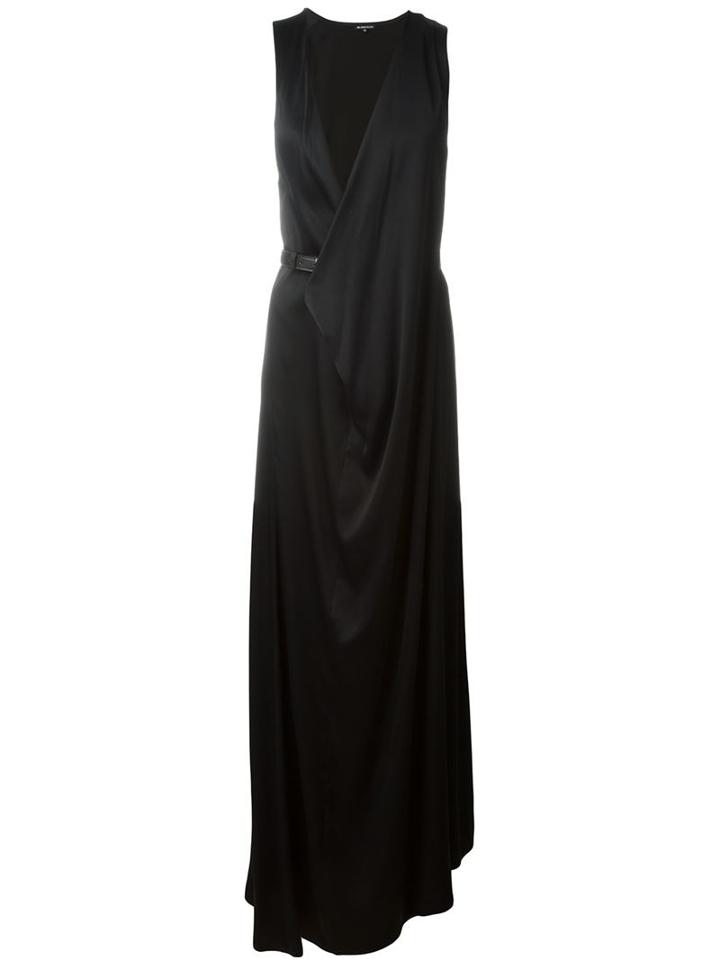 Ann Demeulemeester Icon Draped Evening Gown