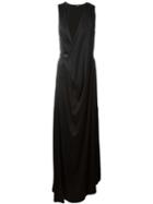 Ann Demeulemeester Icon Draped Evening Gown