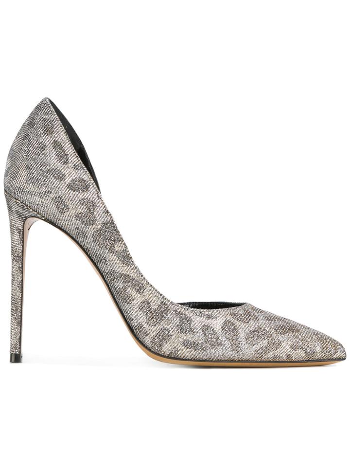 Alexandre Vauthier Leopard Lima Pumps - Metallic