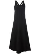 Joseph Round Neck Maxi Dress, Women's, Size: 42, Black, Cotton/viscose/spandex/elastane