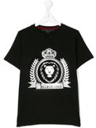 Billionaire Kids Lion Print T-shirt - Black