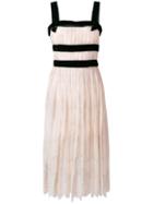 Philosophy Di Lorenzo Serafini - Contrasting Straps Dress - Women - Polyamide/polyester - 42, Pink/purple, Polyamide/polyester