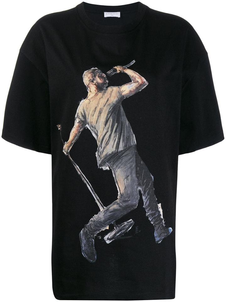 Ih Nom Uh Nit Drake Kanye West Print T-shirt - Black