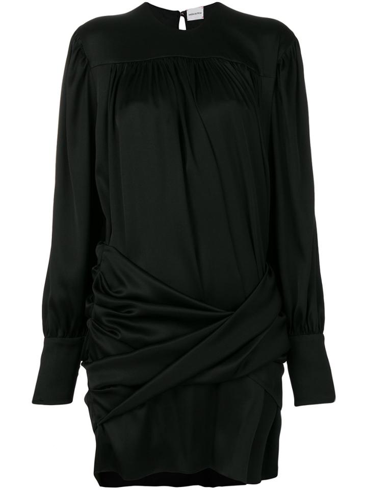 Magda Butrym Ruched Fitted Dress - Black