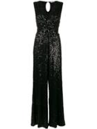 P.a.r.o.s.h. Sequin Embellished Jumpsuit - Black
