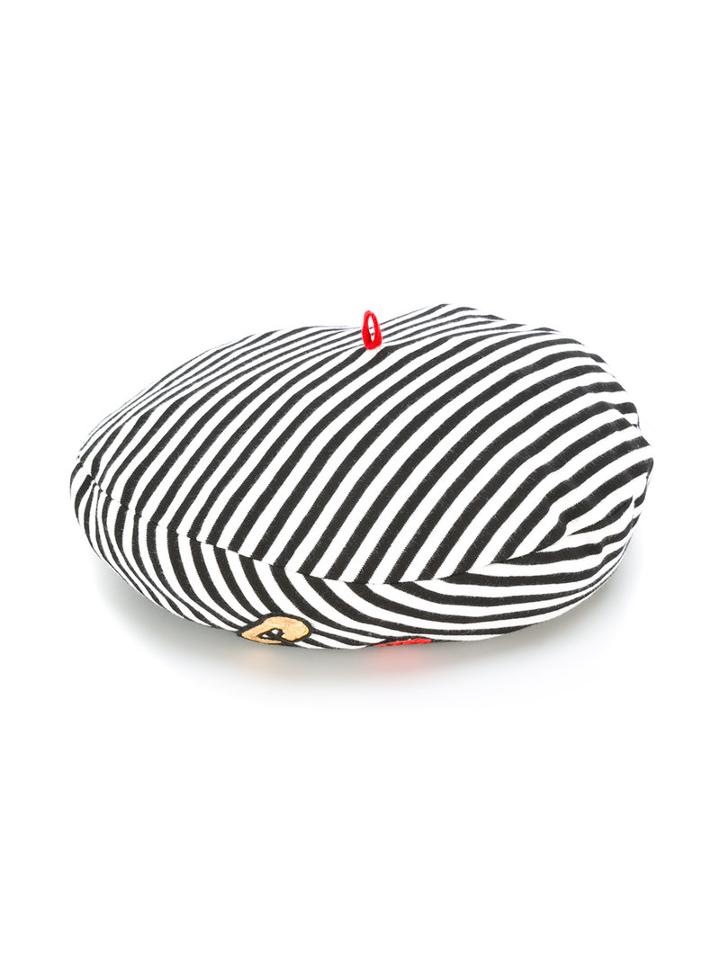 Rykiel Enfant - Striped Beret - Kids - Cotton - 52 Cm, Blue