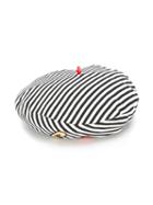 Rykiel Enfant - Striped Beret - Kids - Cotton - 52 Cm, Blue
