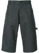 Junya Watanabe Man Checked Shorts - Grey