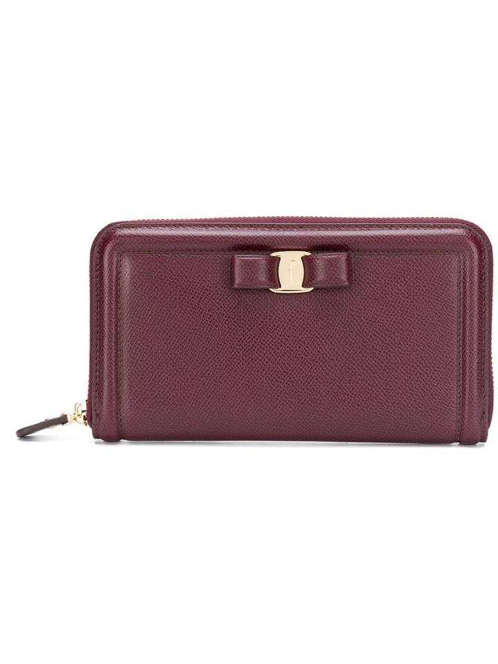 Salvatore Ferragamo Vara Continental Wallet - Pink