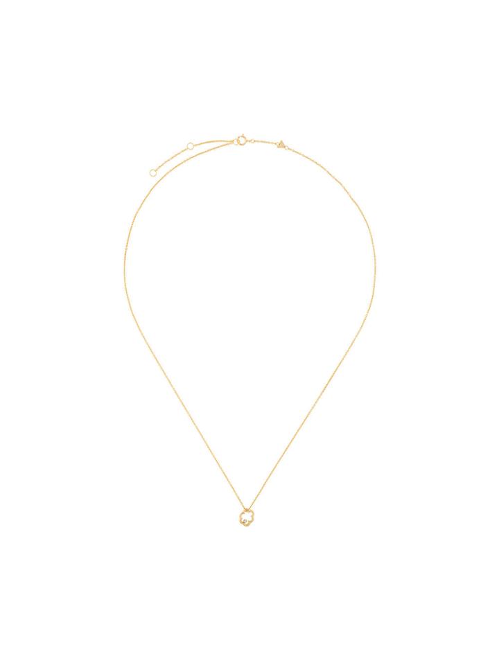 Aliita Diamond Fine Chain Necklace - Metallic