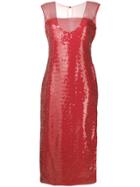 William Vintage 1979 Shift Sequin Gown - Pink & Purple