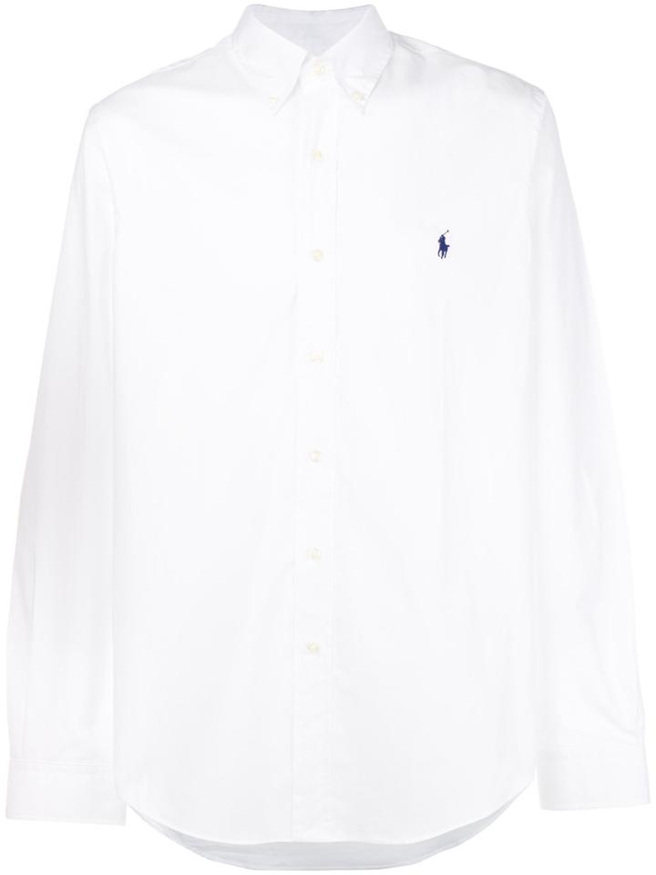Polo Ralph Lauren Contrast Logo Shirt - White