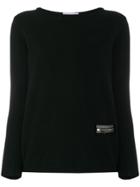 Fabiana Filippi Zip Detail Sweater - Black