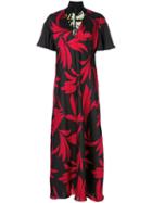 Mcq Alexander Mcqueen - Floral Print Dress - Women - Cotton/polyester - 40, Black, Cotton/polyester