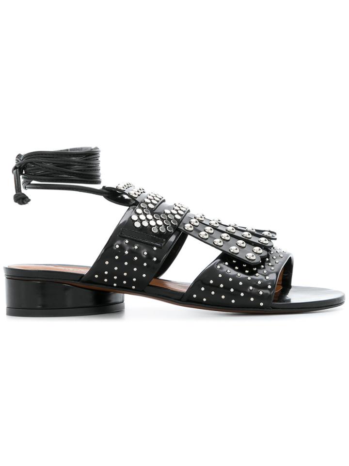 Robert Clergerie Studded Sandals - Black
