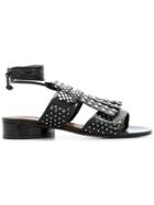 Robert Clergerie Studded Sandals - Black