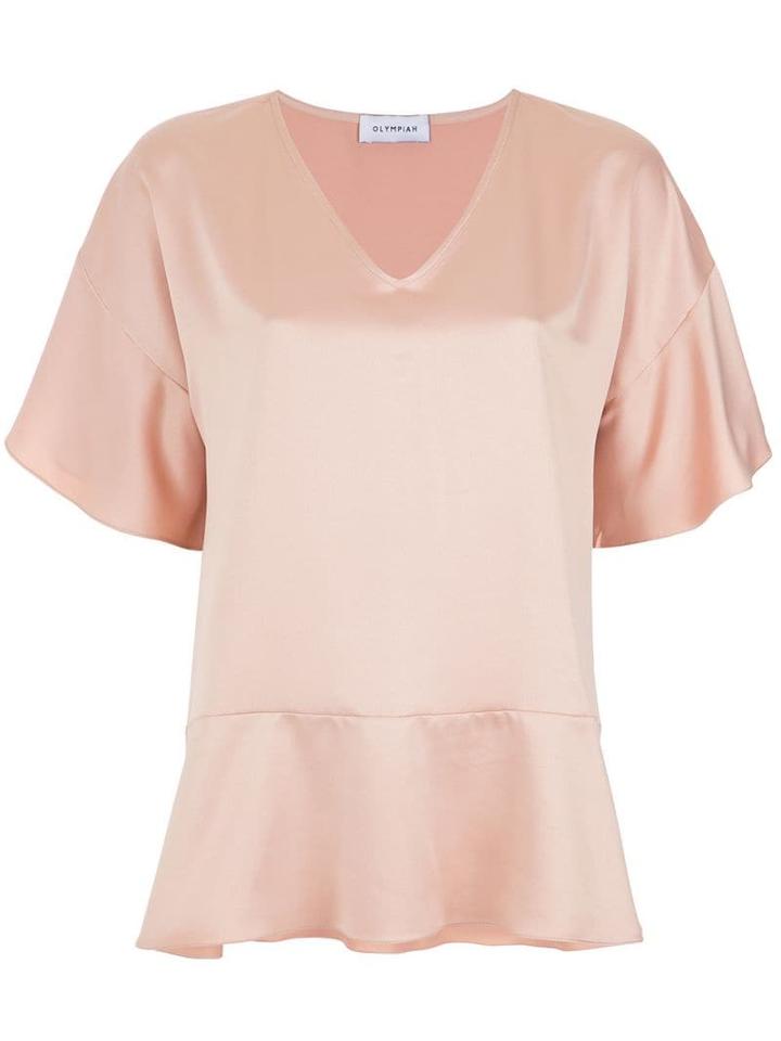 Olympiah Short Sleeves Blouse - Pink