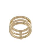 Saint Laurent 'armure Phalange' Ring, Women's, Size: 53.1, Metallic