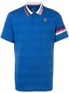 Nike Embroidered Logo Polo Shirt - Blue