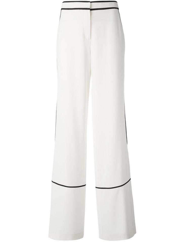 Tory Burch Wide-legged Straight Trousers - Nude & Neutrals