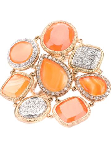 Pascia Diamante Opal Ring, Women's, Size: 53, Metallic