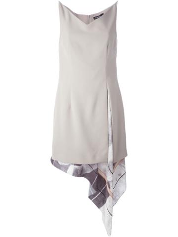 Marios Schwab Layered Print Dress