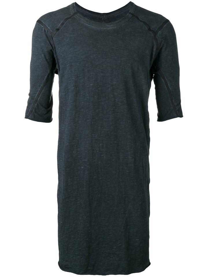Isaac Sellam Experience Long T-shirt, Men's, Size: Medium, Grey, Calf Leather/cork