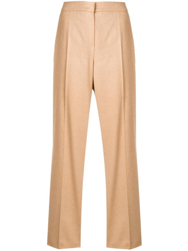 Max Mara Straight Leg Trousers - Neutrals