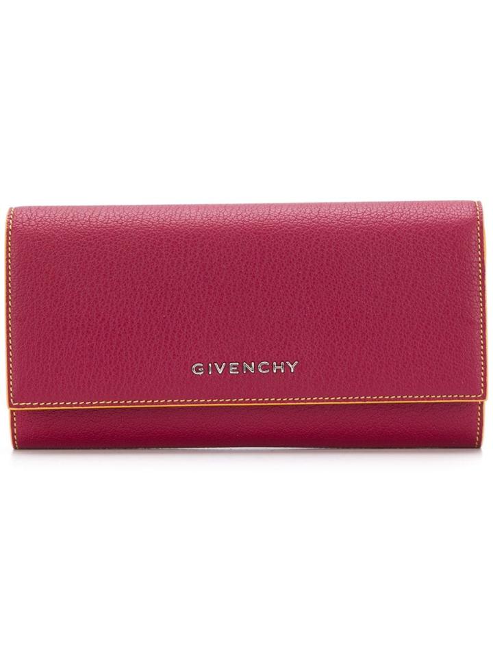 Givenchy Long Flap Wallet - Pink & Purple