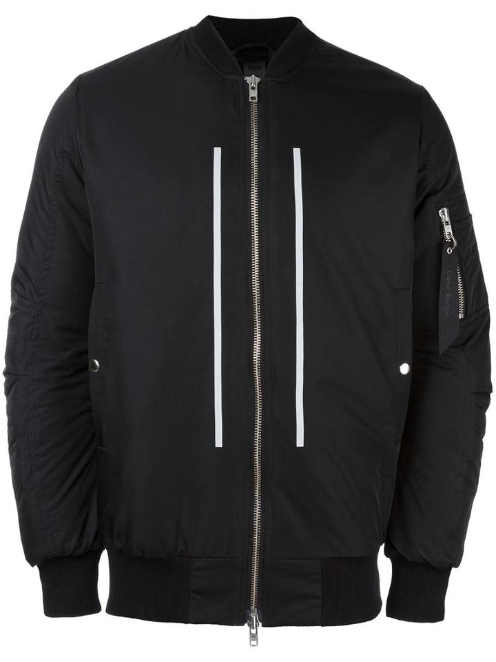 Odeur 'silent' Bomber Jacket, Adult Unisex, Size: Small, Black, Polyamide/polyester