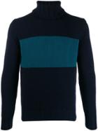 Lardini Roll-neck Sweater - Blue