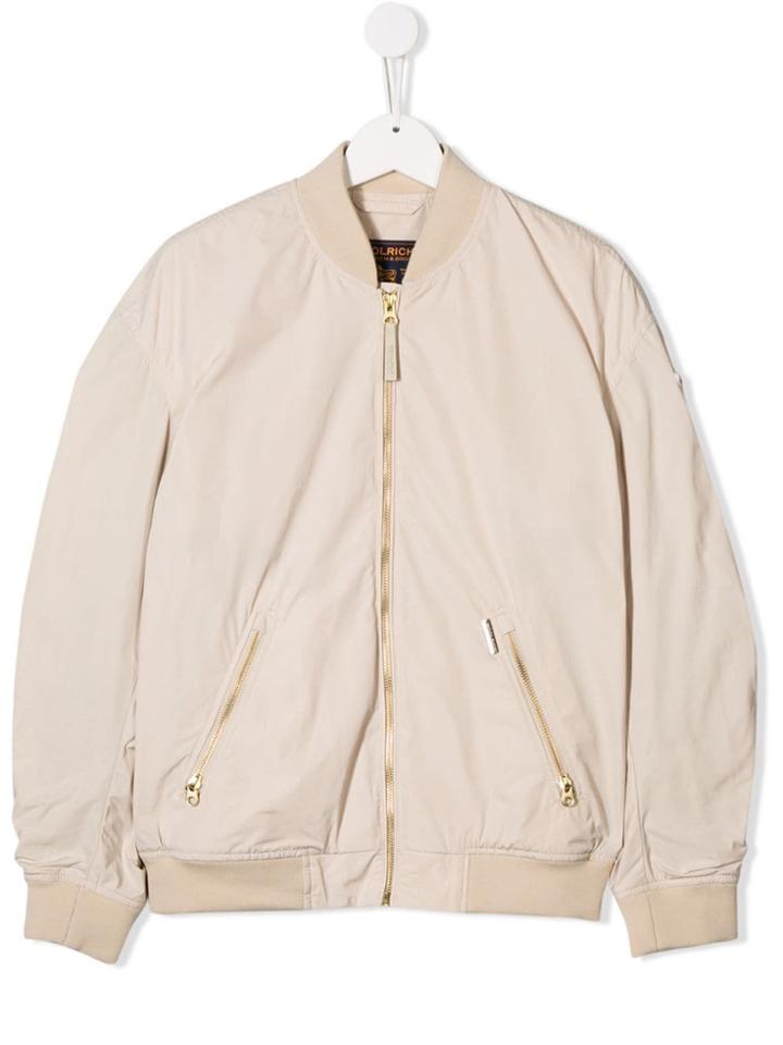 Woolrich Kids Lightweight Bomber Jacket - Neutrals