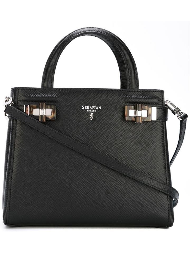 Serapian Small 'serpian' Tote - Black