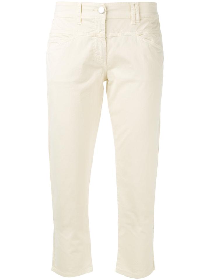 Closed Cropped Chinos - Nude & Neutrals
