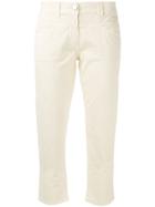 Closed Cropped Chinos - Nude & Neutrals