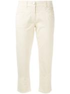 Closed Cropped Chinos - Nude & Neutrals
