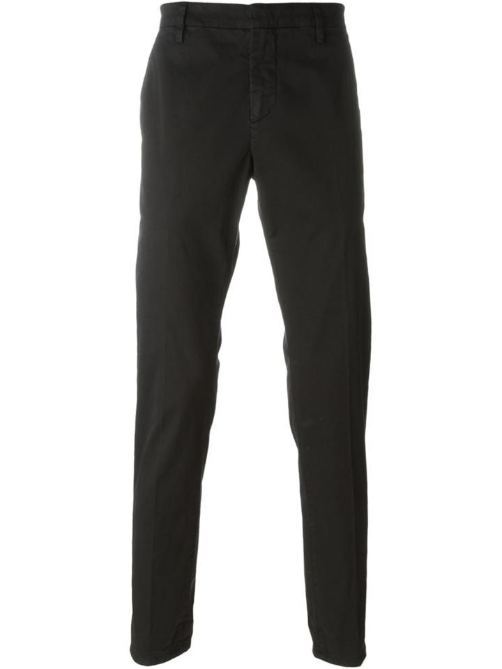 Dondup Classic Chinos, Men's, Size: 34, Black, Cotton/spandex/elastane