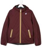 K Way Kids Reversible Padded Jacket - Red