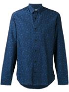 Kenzo Printed Shirt, Men's, Size: 41, Blue, Cotton